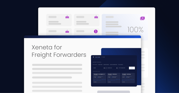 Xeneta for Freight Forwarderws