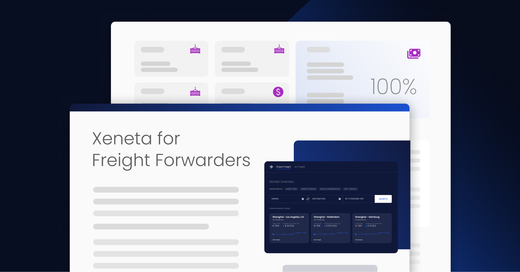 Xeneta for Freight Forwarders